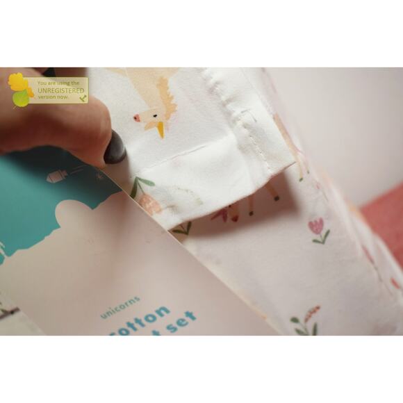 Pillowfort Full Unicorn Cotton Kids' Sheet Set* - Picture 3 of 9